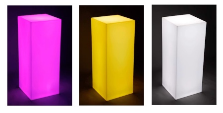 Светильник Колонна 30х45  питание от АКБ, RGB